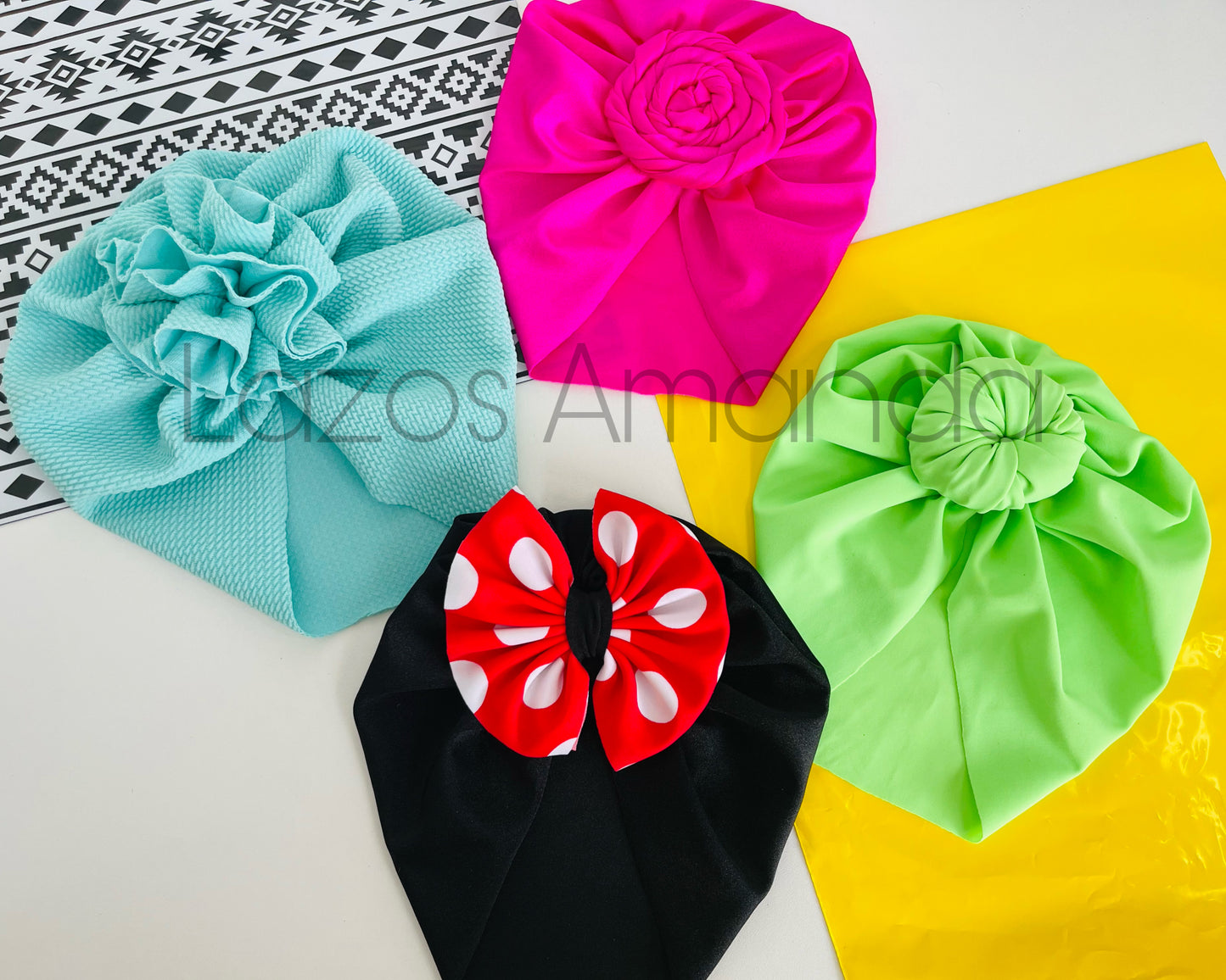 Turbante estilo flor🎀