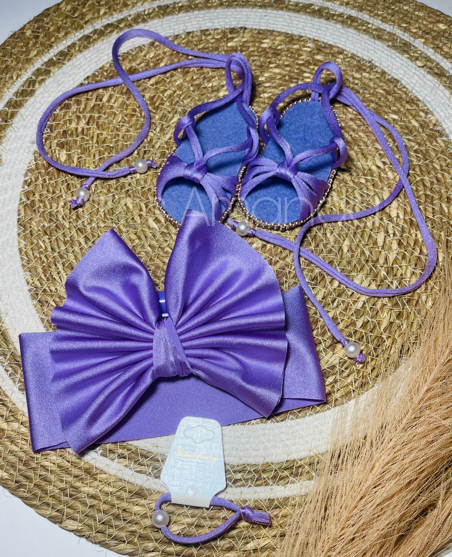 Lilac sandals set ๐