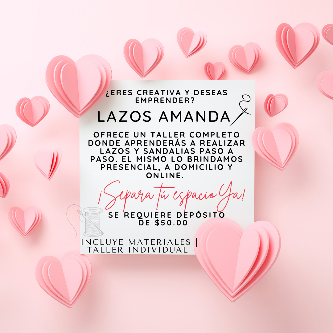Curso de Lazos y Sandalias🎀🪡✂️