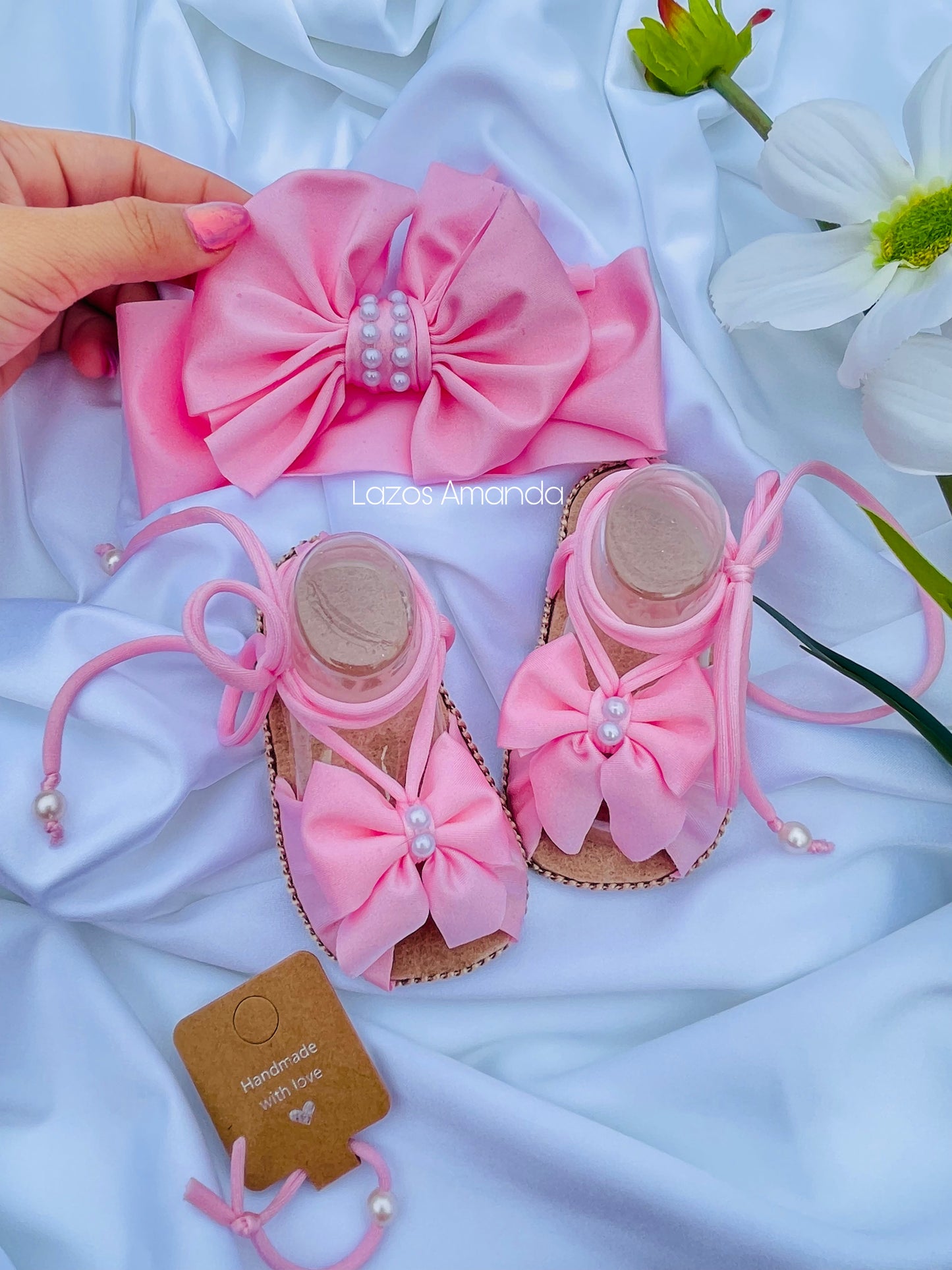 Coquette baby sandals🎀