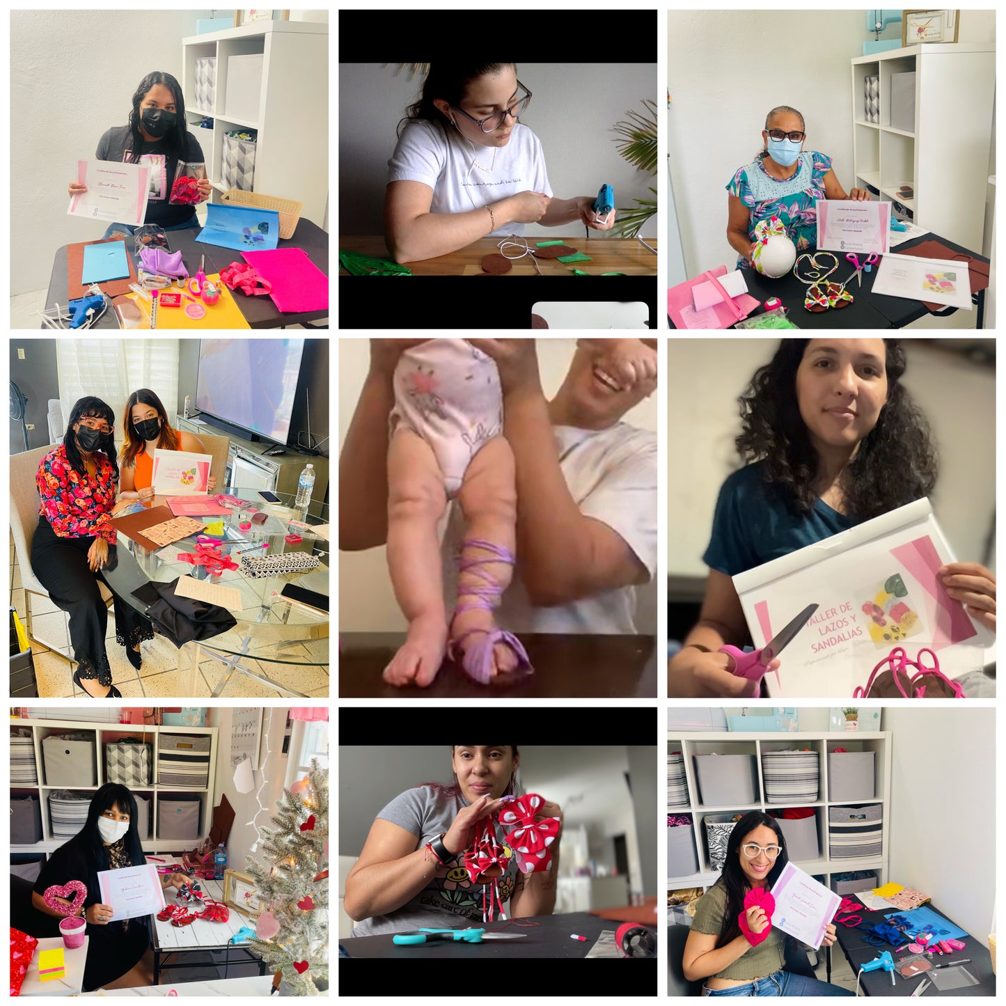 Curso de Lazos y Sandalias🎀🪡✂️
