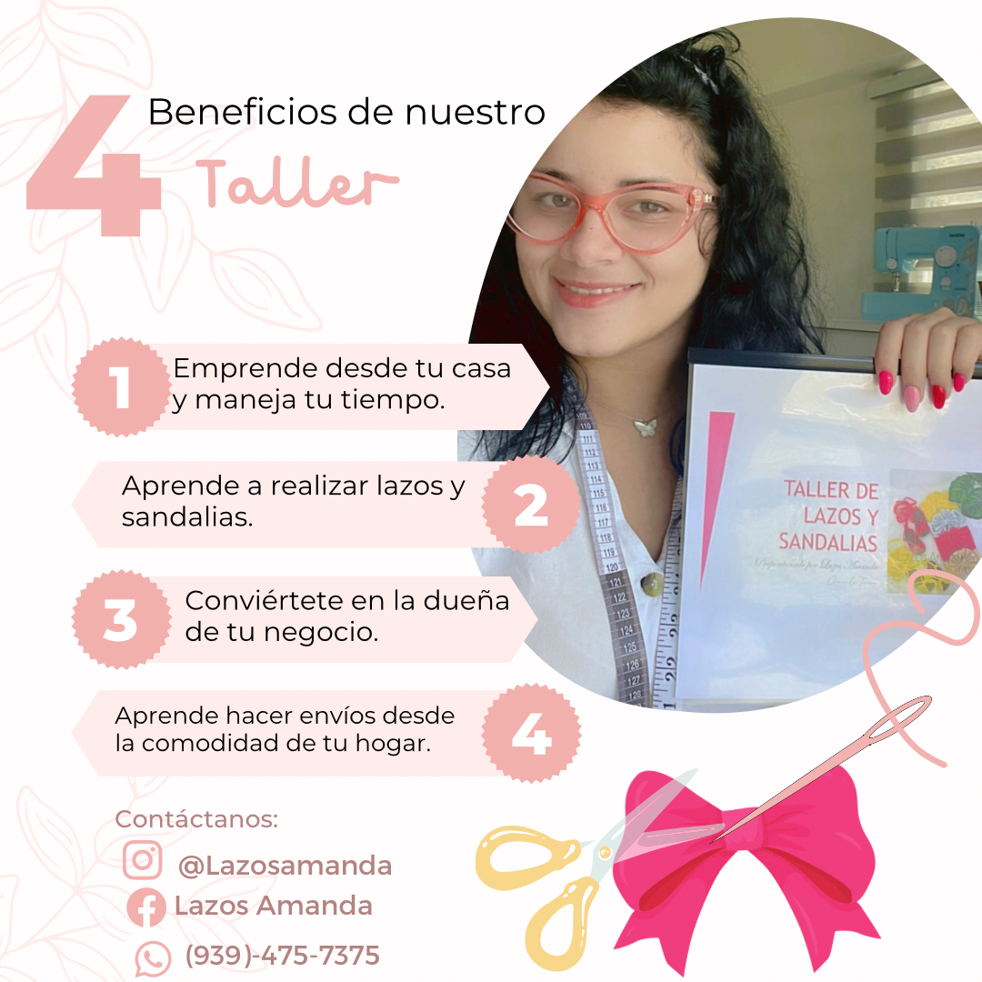 Curso de Lazos y Sandalias🎀🪡✂️