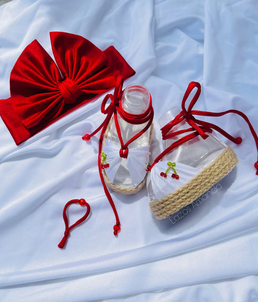 Cherry baby Sandals 🍒