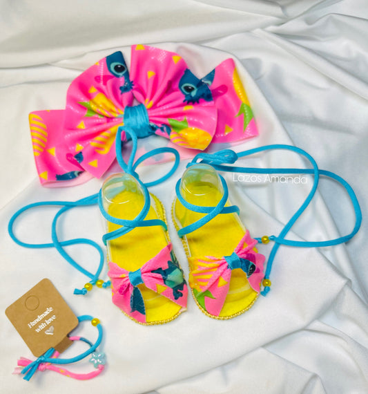 Stitch Sandals Set💛
