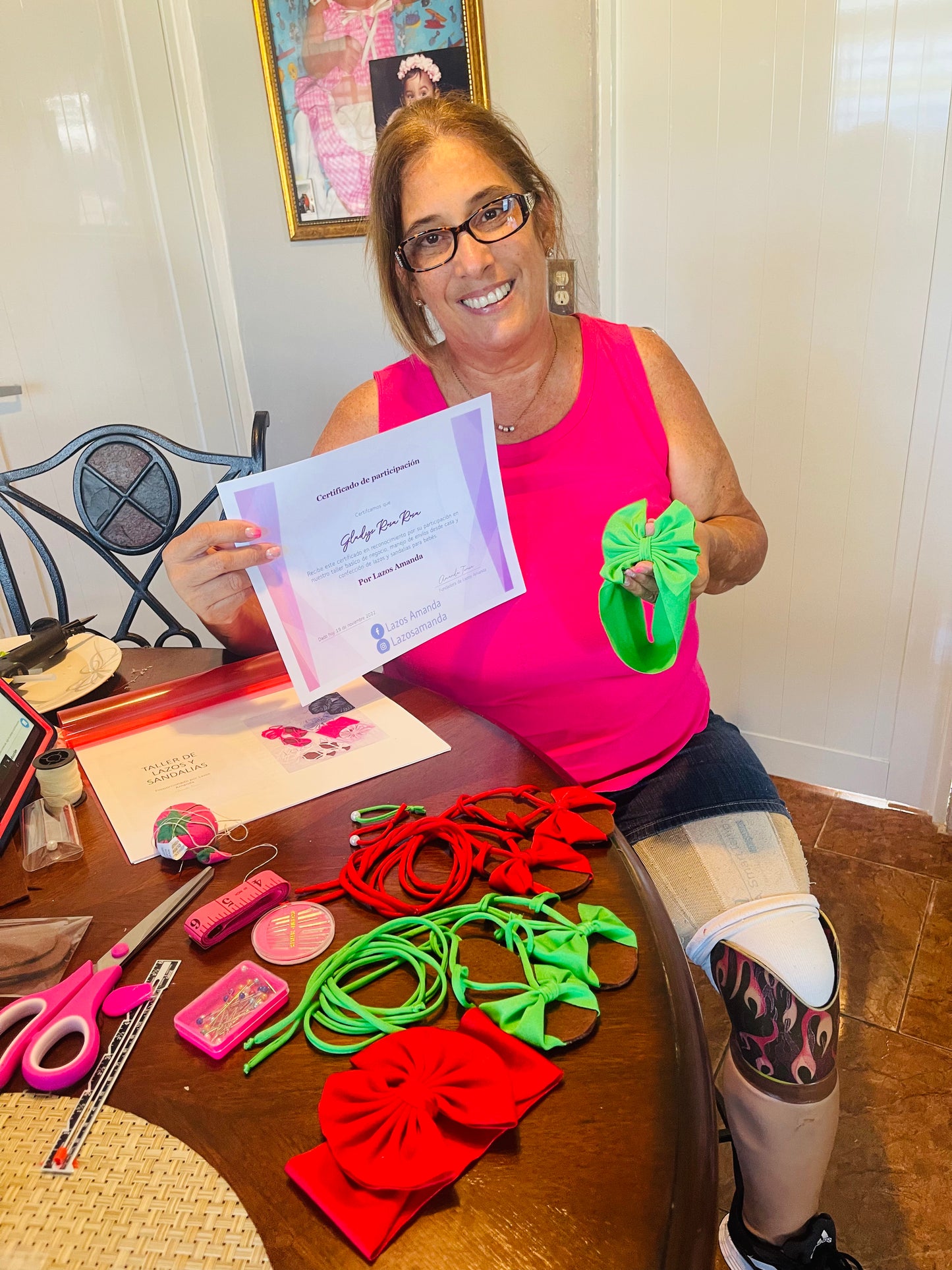 Curso de Lazos y Sandalias🎀🪡✂️