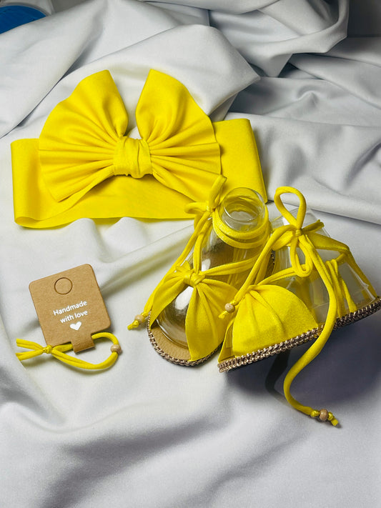 Yellow Baby Sandals 💛