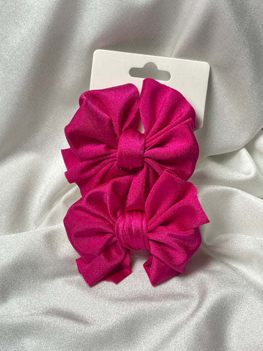 Fuscia Clips Pair🎀🎀