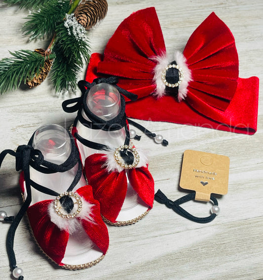 Santa Sandals set ♥️🎅🏻