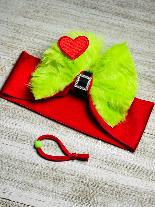 Grinch Baby Bow ♥️🎄